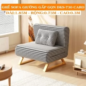 [Rộng 73cm] Ghế Sofa Giường Đa Năng DAKITA DKS-730 Caro