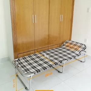 Giường Xếp Cao Cấp DAKITA DKG-170L [Khung thép vải lưới Rộng 70cm]