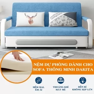 [GIẢM 500K] Nệm Dự Phòng Dùng Cho Sofa Thông Minh DAKITA NB-912