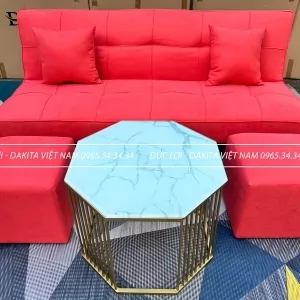 SOFA BED DAKITA DKF-100 2022 KIỂU MỚI VẢI NỈ MỀM MỊN ÊM MÁT [ GIÁ TẠI KHO - SIÊU XỊN ]