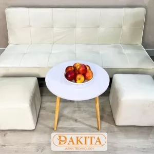 SOFA BED DAKITA TRẮNG NHUNG  [HÀNG CAO CẤP- ĐỔI MỚI 90 NGÀY - ]